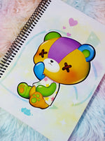 Cute Stitches Parches notebook cuaderno A5