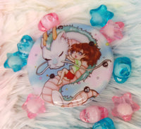 Chihiro and Haku Pop socket Soporte para movil