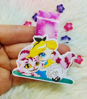 Alice and Cheshire magnetic bookmark marcapáginas magnético
