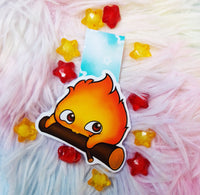 Calcifer magnetic bookmark marcapáginas magnético