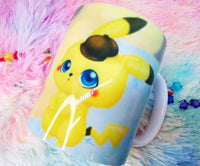 Detective Pikachu cute mug taza