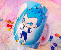 SS Blue Vegeta cute mug taza