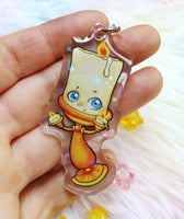 Cute Lumiere Keychain LLavero
