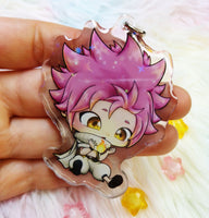 Cute Natsu Keychain LLavero