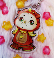 Cute Ding Dong Cogsworth Keychain LLavero