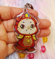 Cute Ding Dong Cogsworth Keychain LLavero