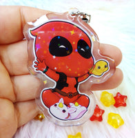 Cute Deadpool Keychain LLavero