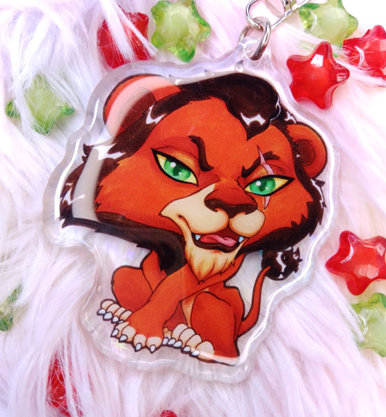 Cute Scar Keychain LLavero