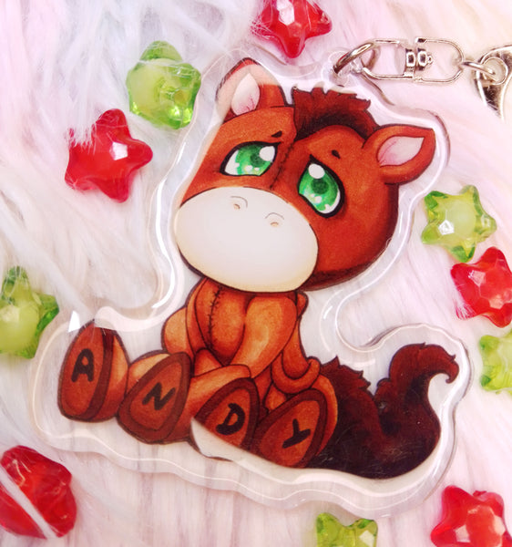Cute Perdigón Bullseye Keychain LLavero