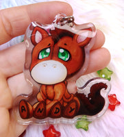 Cute Perdigón Bullseye Keychain LLavero