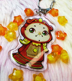 Cute Ding Dong Cogsworth Keychain LLavero