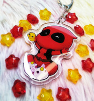 Cute Deadpool Keychain LLavero