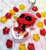 Cute Deadpool Keychain LLavero