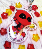 Cute Deadpool Keychain LLavero