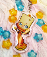 Cute Lumiere Keychain LLavero