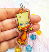 Cute Lumiere Keychain LLavero
