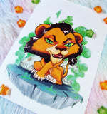 Postal cute Scar postcard