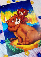 Postal Brother Bear Hermano Oso cute postcard