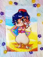 Postal Aladdin cute postcard