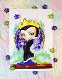 Postal cute Reina Mala Evil Queen postcard