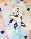 Postal Paimon cute postcard