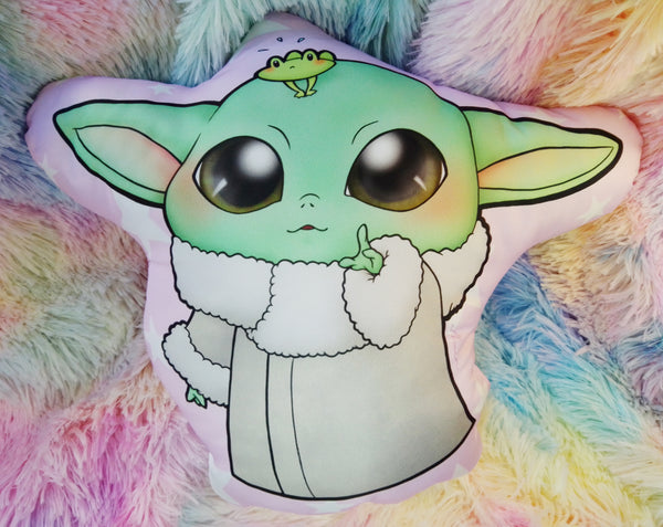 Cojín de peluche Baby Yoda Plush Pillow