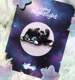 Lying Nightlight Hard Enamel pin