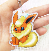 Cute Flareon Keychain LLavero