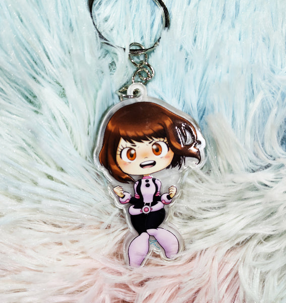 Cute Ochaco Keychain LLavero