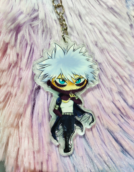 Cute Dabi white hair Keychain LLavero