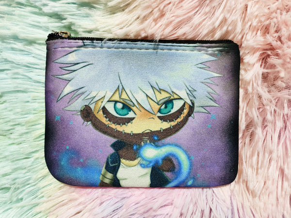Dabi white hair purse monedero