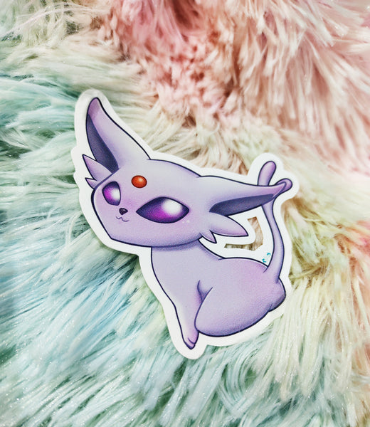 Cute Espeon Pegatina Sticker
