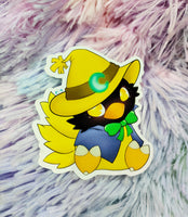 Cute Chocobo Dark Mage Pegatina Sticker
