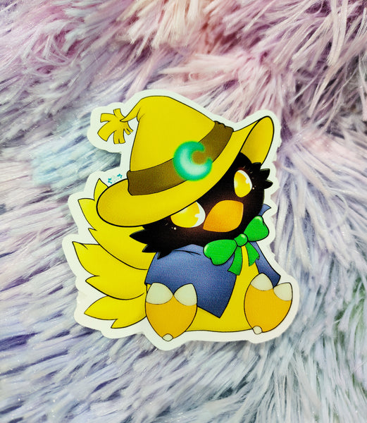 Cute Chocobo Dark Mage Pegatina Sticker