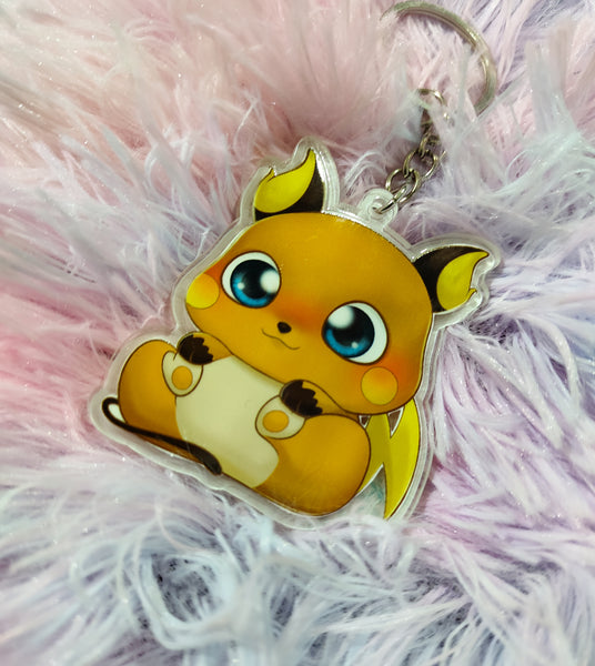 Cute Raichu Keychain LLavero