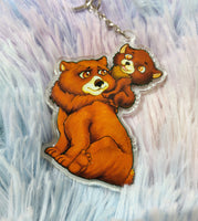 Cute brother bear Keychain LLavero