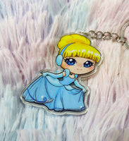 Cute Cinderella Keychain LLavero