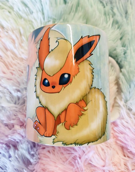 Cute mug taza Flareon
