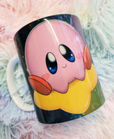 Cute Kirby mug taza