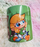 Baby Link and Wolf Link mug taza