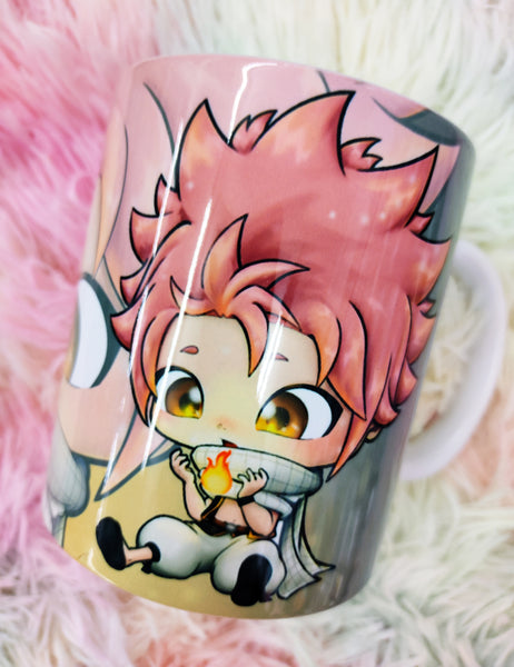 baby Natsu mug taza