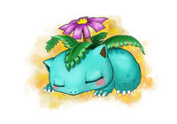 Bulbasaur, Ivysaur and Venusaur PACK  illustration digital download