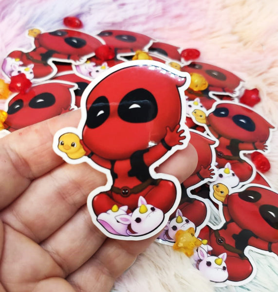 Pegatina baby Deadpool