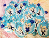 Pegatina Vegeta SS Blue