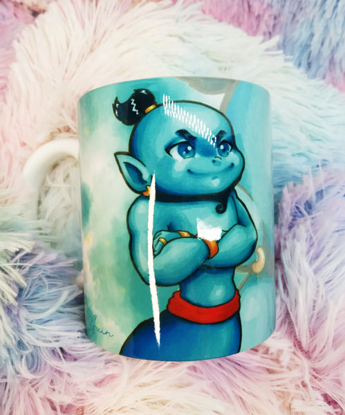 Cute Genie Genio mug taza