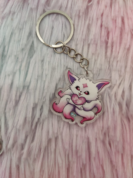 Cute Kiko (Ahri) Star Guardian Keychain LLavero