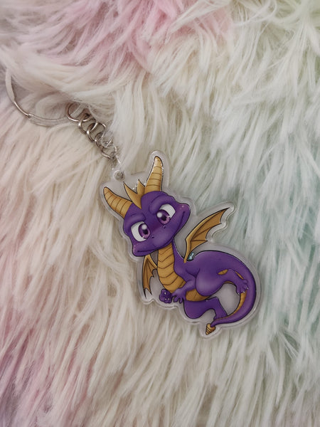 Cute Spyro Keychain LLavero