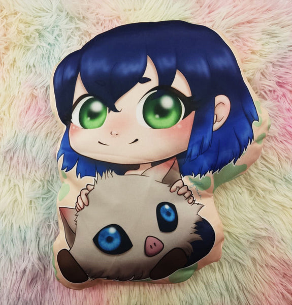 Cojín de peluche cute Inosuke Plush Pillow