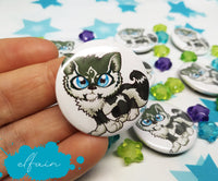 Wolf Link Pin Badge chapa Link Lobo