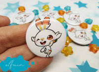 Scorbunny Pin Badge chapa